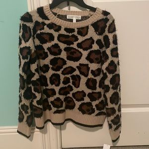 Cheetah Print Sweater
